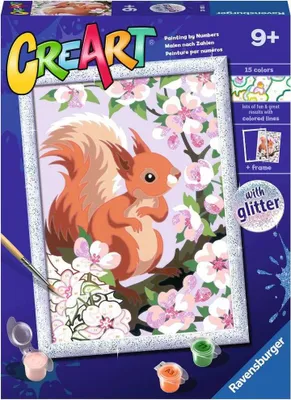 Image de Ravensburger 20180 livre et page à colorier Couleur par kit de peinture par numéros