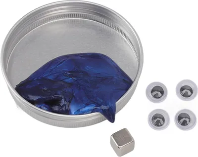 Produktbild von Magnetische Knete, hochdehnbar, sicheres Harz, magnetischer Hüpfschleim, Stressabbau-Spielzeug mit Magnet