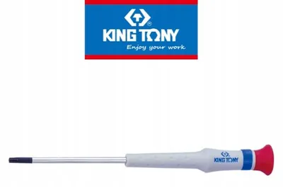 Produktbild von King Tony Präzisionsschraubendreher Torx T20 4,0x50mm Gummigriff