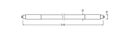 Obrázok produktu pre LED žiarivka T5 G5 12W = 24W 1560lm 4000lm Neutrálna 160° 55cm SubstiTUBE TUBE Osram