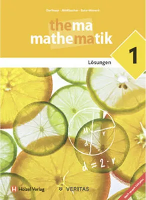 Obrázok produktu pre Thema Mathematik. Unterstufe - Übungen 5 - Lösungsheft