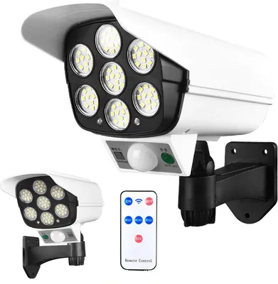 Obrázok produktu pre Verk 15976 Atrapa kamery LED COB solárne, senzor pohybu, súmraku, diaľkové ovládanie