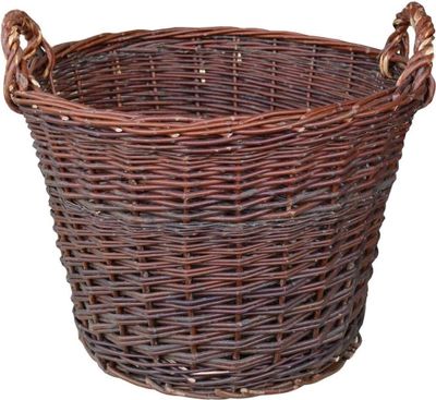 Kartoffelkorb Ø 50 cm Weidenkorb Erntekorb Kaminholzkorb Obstkorb Füllkorb Kiepe