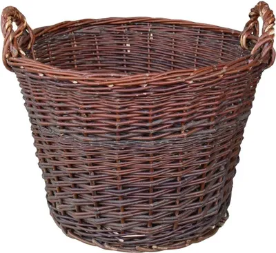 Produktbild von Kartoffelkorb Ø 50 cm Weidenkorb Erntekorb Kaminholzkorb Obstkorb Füllkorb Kiepe