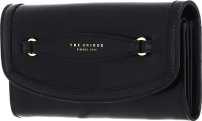Image de Portefeuille The Bridge Bettina Femme Noir Cuir