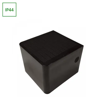 Productafbeelding van LUMINA BLOCK LED-tafellamp, oplaadbaar, 3000K, met bewegingssensor, IP44, zwart