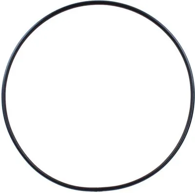 Produktbild von Hula Hoop Rohling, steckbar (Snap Button), Ø 140cm, Schwarz