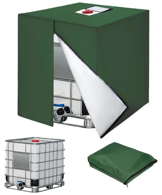 Produktbild von IBC-Wassertankabdeckung mit Reißverschluss und UV-Schutz