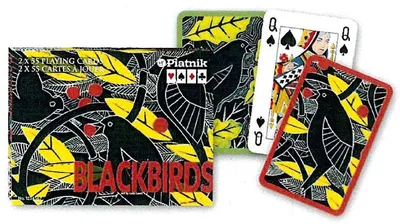 Produktbild von Piatnik Blackbirds Spielkarten – Doppeldeck