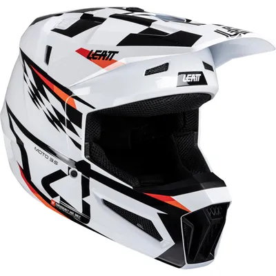Produktbild von Leatt Helmet Kit Moto 3.5 Jr V25 weiss-schwarz-rot M