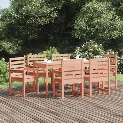 Zdjęcie produktu dla Maison Exclusive – 7-częściowy zestaw ogrodowy z litego drewna daglezji