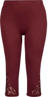 Produktbild von RED by EMP Damen Leggings mit Spitze rot XXL