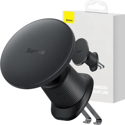 Obrázek produktu pro Baseus C40141001111-00, Auto, Zapalovač na doutníky, Bezdrátové nabíjení, Černá