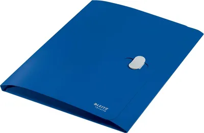 Produktbild von Dokumentenmappe Recycle A4 PP blau Packung mit 10 Stück