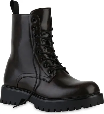 Produktbild von VAN HILL Damen Leicht Gefütterte Schnürstiefeletten Stiefeletten Schuhe 841325, Farbe: Braun, Größe: 40