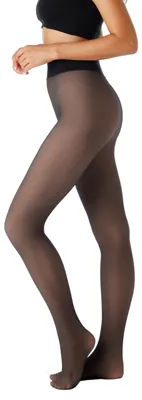Obrázok produktu pre LOVABLE Dámske termálne pančuchy s vzorom, 80 den, čierna, veľkosť L/XL