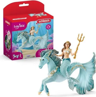 Produktbild von schleich® bayala® 70594 Meerjungfrau-Eyela auf Unterwasserpferd