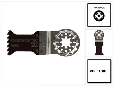 Immagine prodotto di Fein E-Cut Precision-Sägeblatt, Maße 50/35 (1 Stk), für Multi Master, gewellt