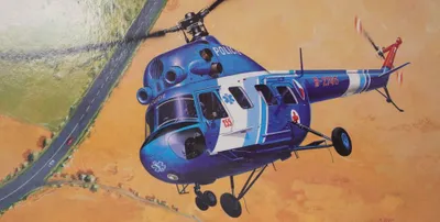 Produktbild von Vrtuľník Mi 2 - Polícia 1:48