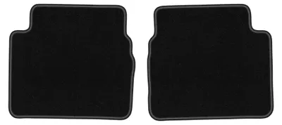Obrázek produktu pro Zadní velurové koberce pro: Mazda 6 II GH 2007-2012 (sedan/kombi/liftback) – 2 ks, černé, na míru – Wielganizator LUX