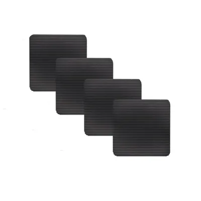 Produktbild von STILVORA Teppichunterlagen, Anti-Rutsch Teppichpads, Selbstklebend, Rutschfest für Teppiche und Läufer, Sicherheit Zuhause, Möbelgleiter Schutz, Einfach zu Befestigen, Schwarz 4er-Pack