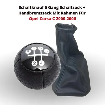 Immagine prodotto di Pomello cambio 5 marce + borsa freno a mano con telaio Per Opel Corsa C 2000-2006