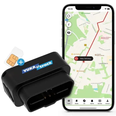 Image de Traceur GPS voiture - Traceur OBD2 - Sans abonnement - Localisation en direct Europe - Suivi des trajets