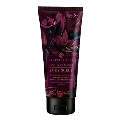 Obrázek produktu pro Barwa Spa Experience Peeling do ciała nawilżająco-regenerujący Pink Pepper & Violet, 180ml
