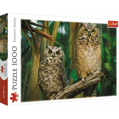 Produktbild von Puzzle Trefl - Eulen, 1000 Teile
