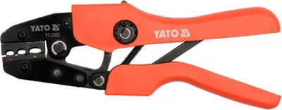 Produktbild von YATO Profi Kabelschuhklemmzange Crimpzange 0,5 - 6,0 mm2 YT-2302