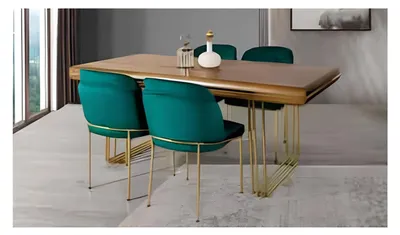 Produktbild von Esstisch Tisch Holz Möbel italienischer Stil Esszimmer Tische Esstische Luxus