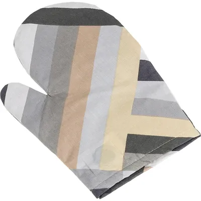 Zdjęcie produktu dla Rękawica kuchenna - 28x18 cm - szara, beżowa