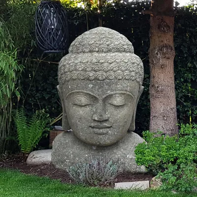 Produktbild von Buddha Figur Büste Barasat 30 x 35 x 80 cm