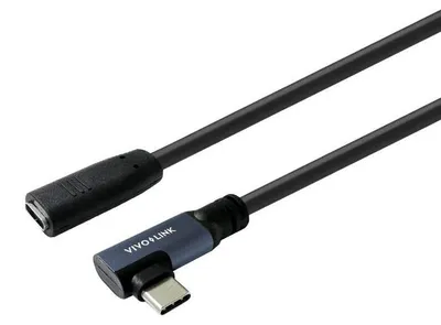 Image de Vivolink PROUSBCMF0.3A, 0,3 m, USB-C, USB-C, USB 3.2 Gen 2 (3.1 Gen 2), Noir