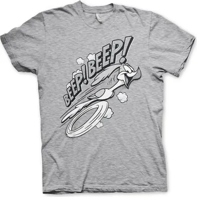 Produktbild von Looney Tunes - BEEP BEEP T-Shirt - Large - Heather-Grey