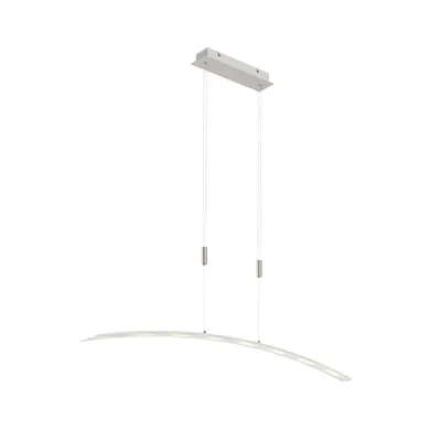 Produktbild von Lindby LED-Pendellampe Manon, höhenverstellbar, grau, Metall