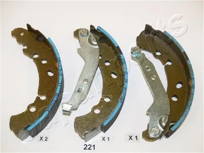 Produktbild von JAPANPARTS Bremsbackensatz Trommelbremse Hinten für TOYOTA Yaris Schrägheck (P9) GF-221AF