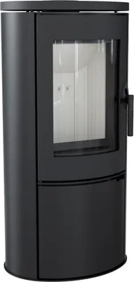 Produktbild von Stahl-Gusseisen Kaminofen KRATKI AB Ø 150 8 kW mit Türfeder
