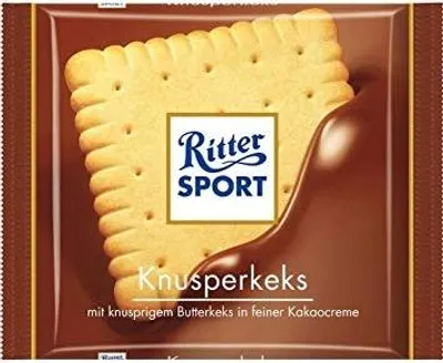 Zdjęcie produktu dla Ritter SPORT 4019 Ritter SPORT KNUSPERKEKS Schokolade 100,0 g