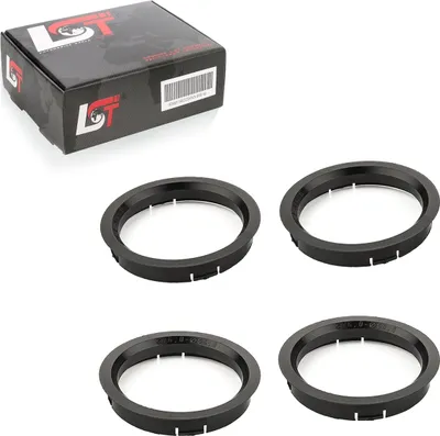 Produktbild von 4x Zentrierringe Schwarz Alufelgen Ø 76,0 mm - Ø 66,6 mm für BMW für MINI