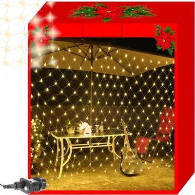 Obrázek produktu pro Světelný závěs 160LED - teplá bílá 31V 11340