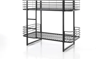 Produktbild von Vipack  Etagenbett Metall Oscar Schwarz