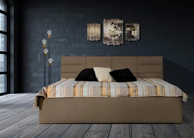 Produktbild von Polsterbett Madera Sahara 200 x 200 x 40 cm Stauraum unter der Liegefläche Mit hochwertiger Matratze H2 (bis 100 kg) und Lattenrost