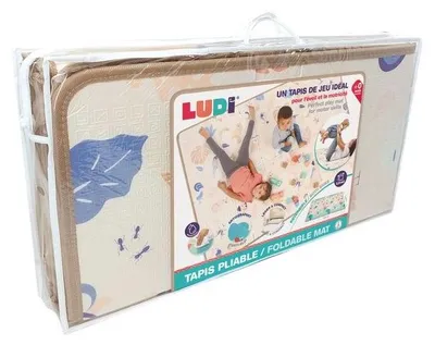 Image de LUDI 20016 Tapis puzzle - Multicolore
