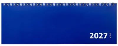 Produktbild von 2027 ADINA Großer Tischquerkalender XXL 42x13cm dunkelblau