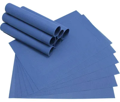 Produktbild von Tischset BORDA blau dunkelblau Tischunterlage als Tischdeko