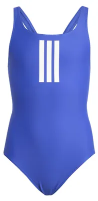 Obrázok produktu pre Plavky adidas pre dievčatá, model 3-Stripes, detská kolekcia, farba: svetlomodrá/biela, veľkosť: 5-6 rokov