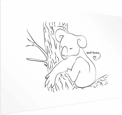 Produktbild von Posterpapier Poster - Sleeping Koala 30x21 cm Tiere g-A-0171-ao-a
