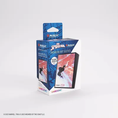 Imagen del producto de Fundas premium para cartas de Magic: The Gathering de Gamegenic, con ilustraciones de Marvel's Spider-Man: Spider-Gwen