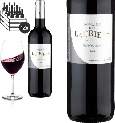 Produktbild von 12er Karton 2020 Tempranillo Domaine des Lauriers - Rotwein